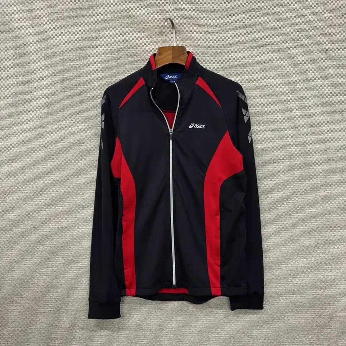 아식스 스포티 프린팅로고 트랙탑 져지 집업 90 A00487 상품이미지1