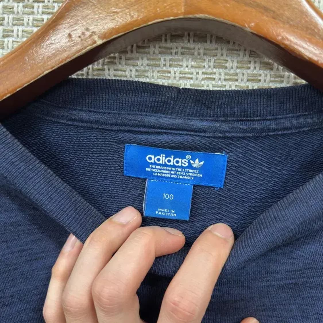 아디다스 캐주얼 프린팅로고 스웻셔츠 맨투맨 100 A00490 상품이미지3