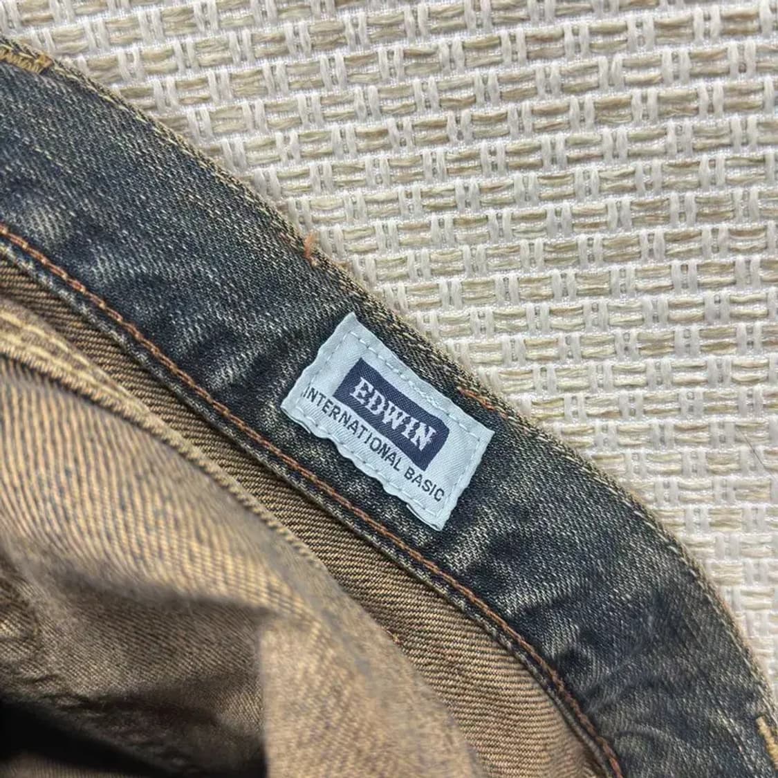 에드윈 404 인터네셔널 재팬 빈티지 데님 청바지 33인치 A00511 상품이미지4