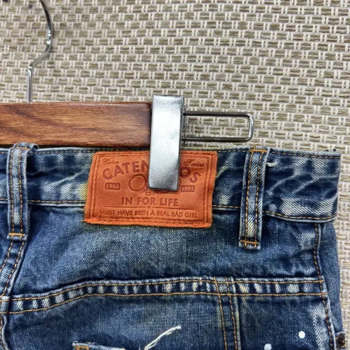 디스퀘어드2 페인팅 디스트로이드진 데님 청바지 44 A00512 상품이미지3