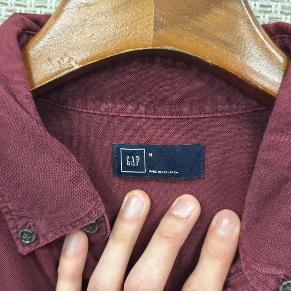 갭 GAP 캐주얼 포켓 긴팔 셔츠 95 A00492 상품이미지3