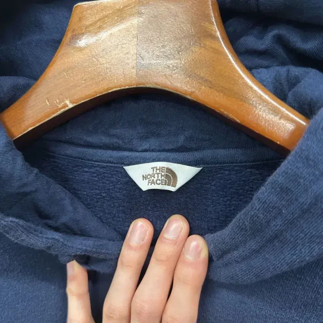 노스페이스 아웃도어 자수로고 약기모 후드티 95 A00506 상품이미지3