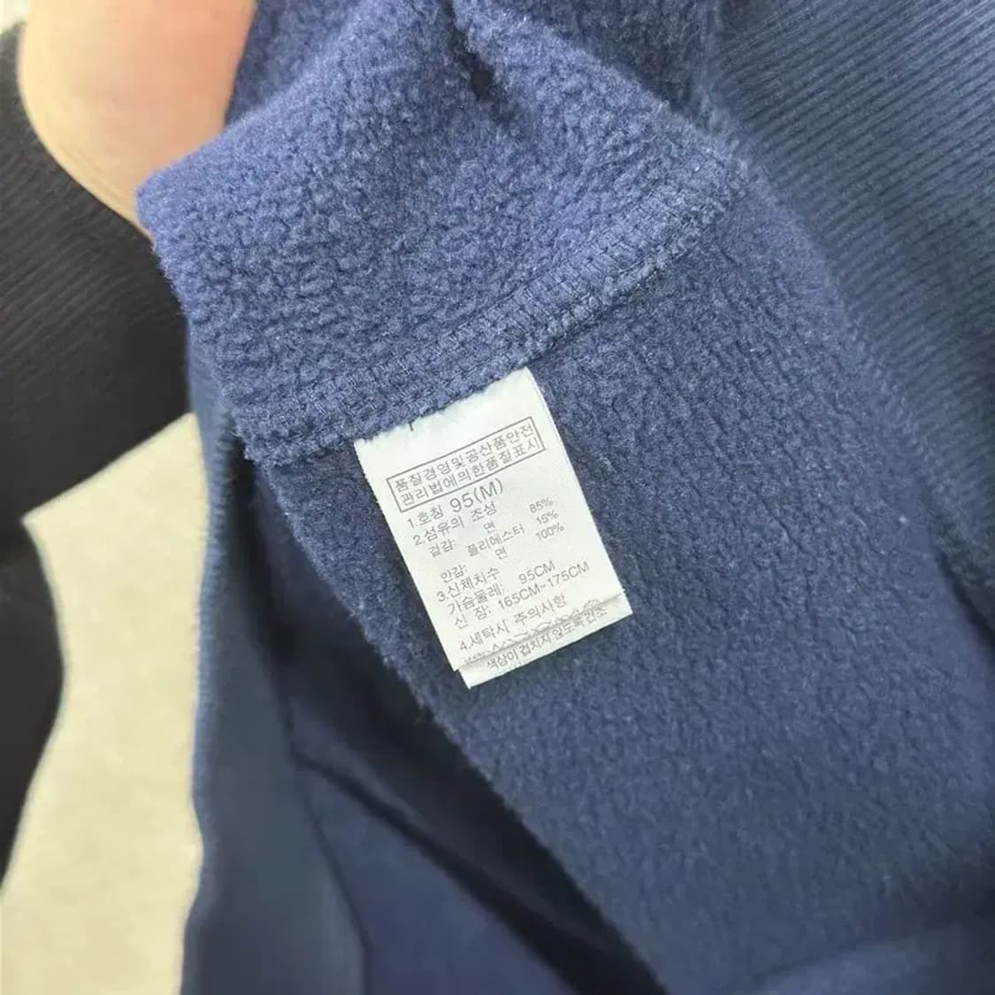 노스페이스 아웃도어 자수로고 약기모 후드티 95 A00506 상품이미지4