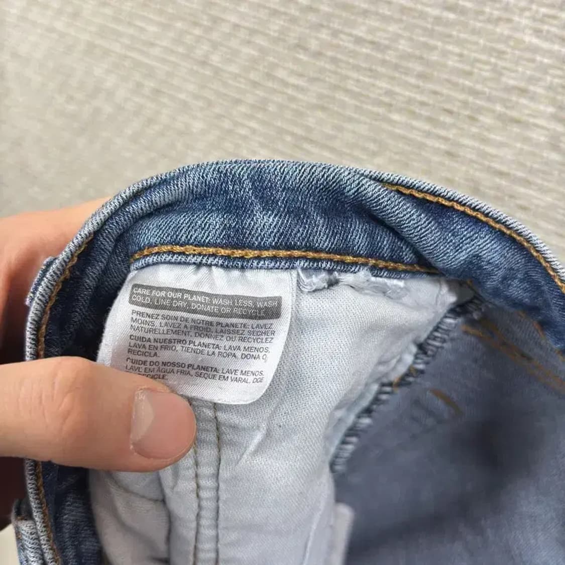 리바이스 502 퍼포먼스 스판 데님 청바지 32인치 A00513 상품이미지5