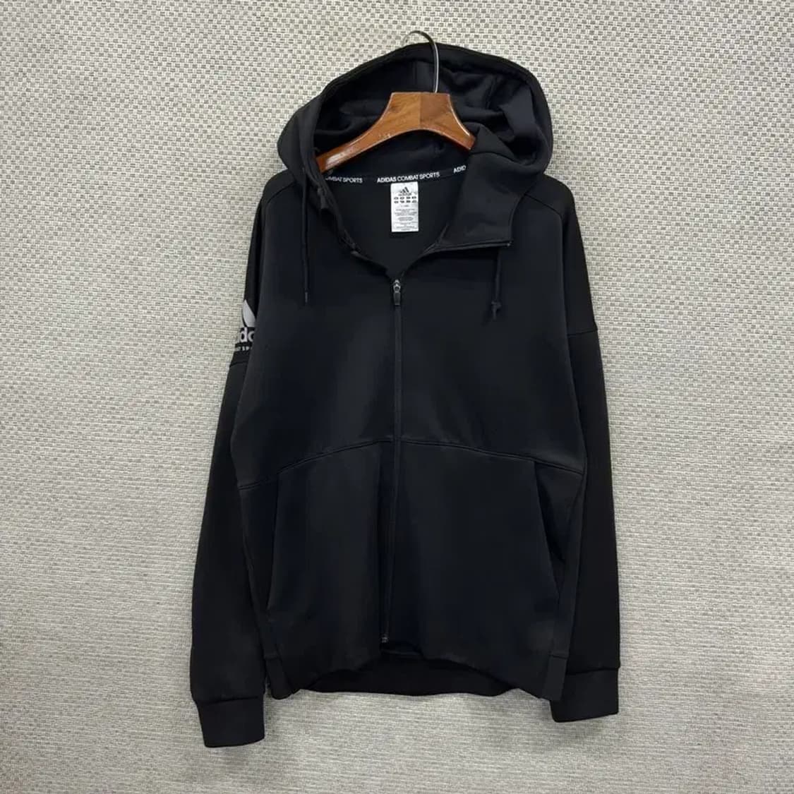 아디다스 캐주얼 프린팅로고 트랙탑 져지 후드집업 100 A00498 상품이미지1