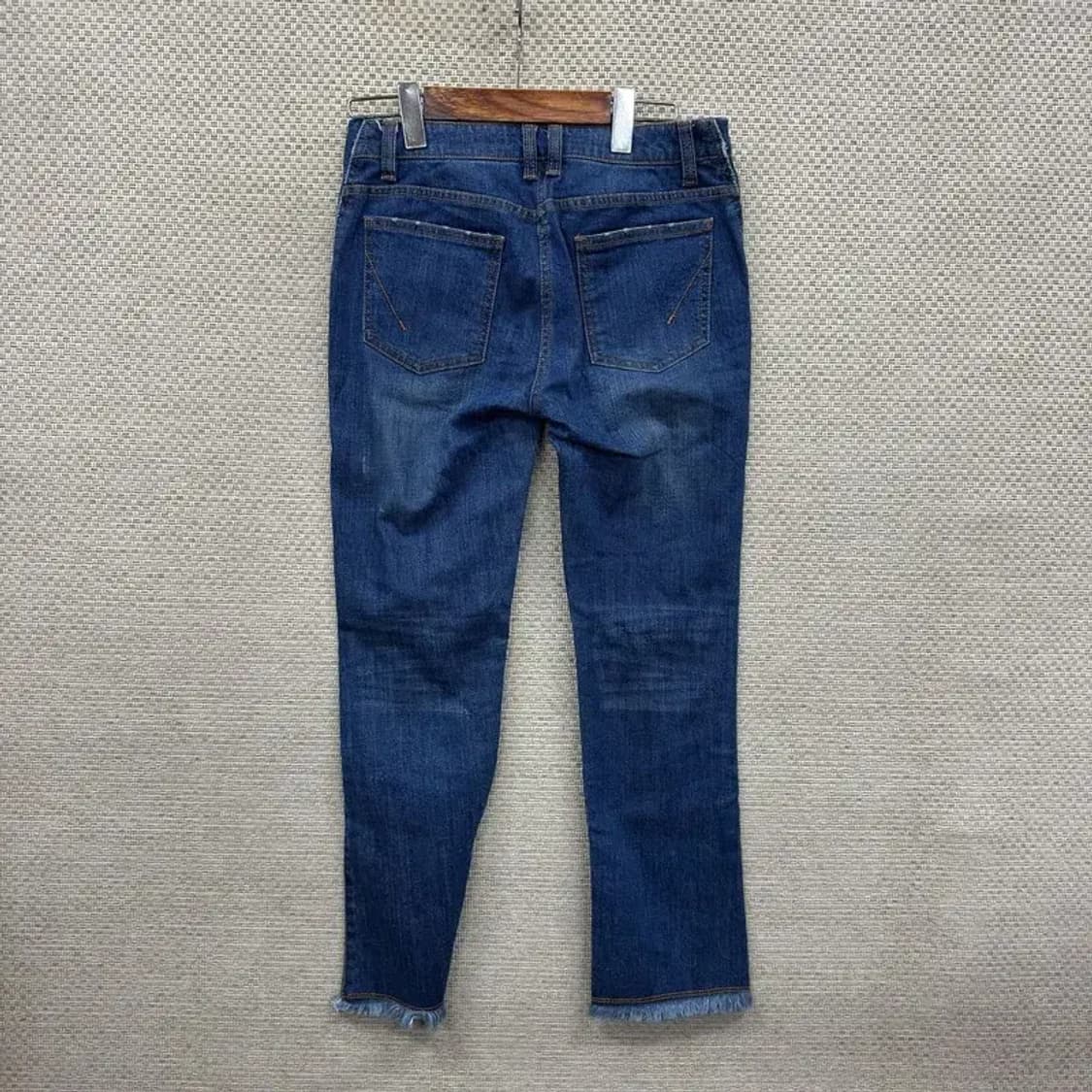 타임 한섬 캐주얼 찢청 컷팅 스판 데님 청바지 64 A00514 상품이미지2