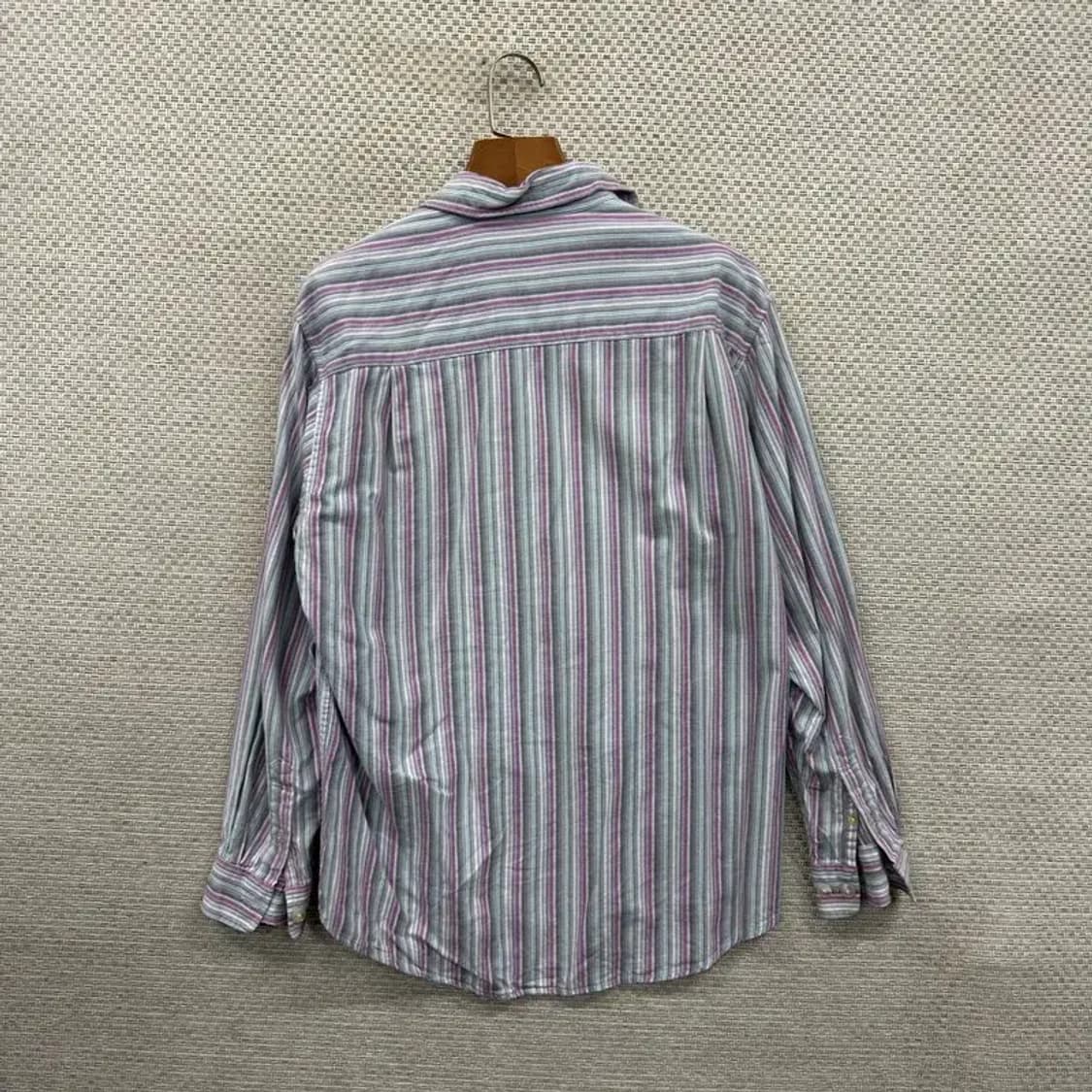 빈폴 골프 캐주얼 자수로고 스트라이프 긴팔 셔츠 95 A00503 상품이미지2