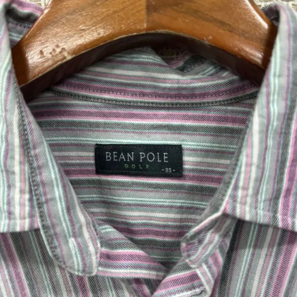 빈폴 골프 캐주얼 자수로고 스트라이프 긴팔 셔츠 95 A00503 상품이미지3