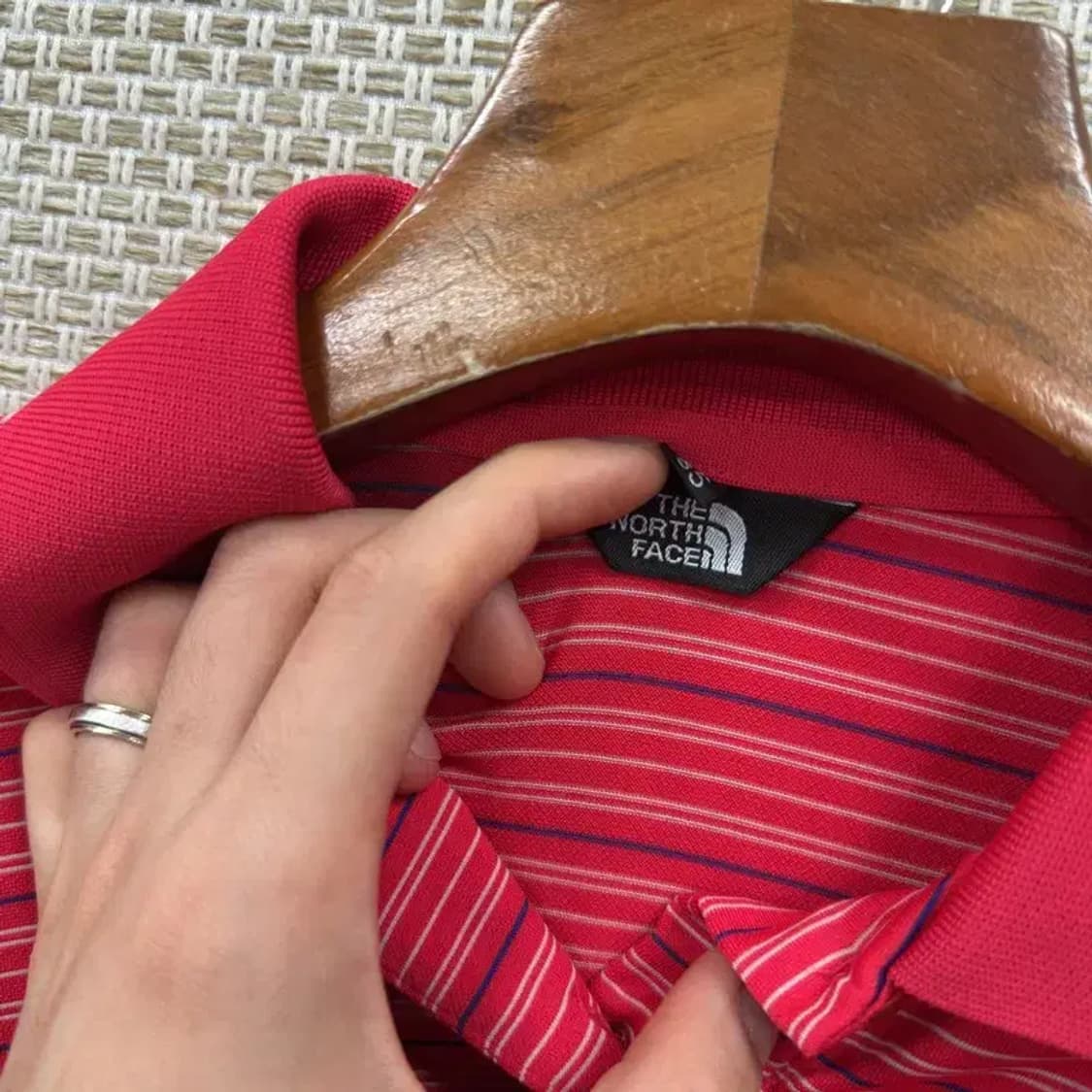 노스페이스 아웃도어 자수로고 기능성 긴팔카라티 90 A00510 상품이미지3