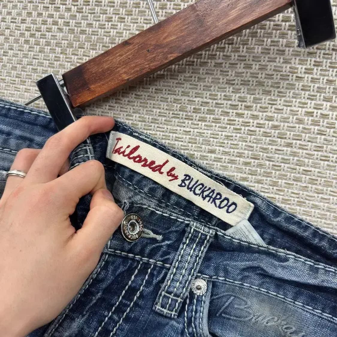 버커루 오리지날 Y2K 빈티지 데님 청바지 30인치 A00517 상품이미지4