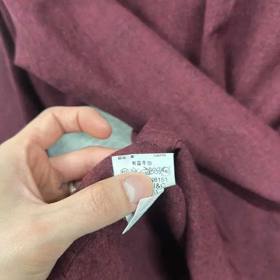 닥스 캐주얼 자수로고 올드스쿨 플란넬 긴팔 셔츠 95 A00562 상품이미지4