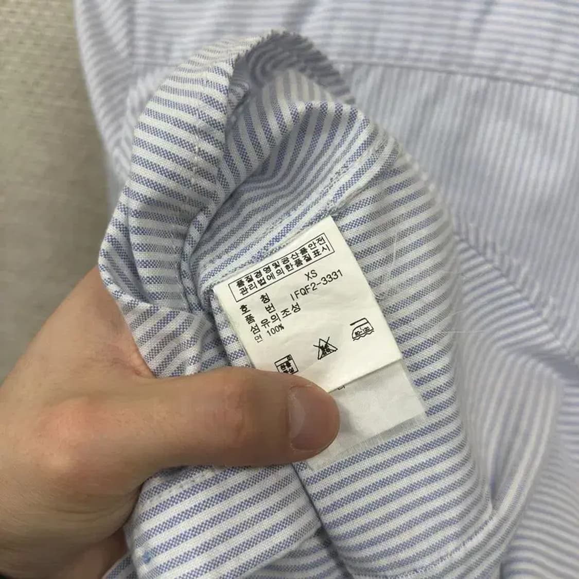 폴로 랄프로렌 프릴 스트라이프 긴팔 셔츠 85 A00563 상품이미지4