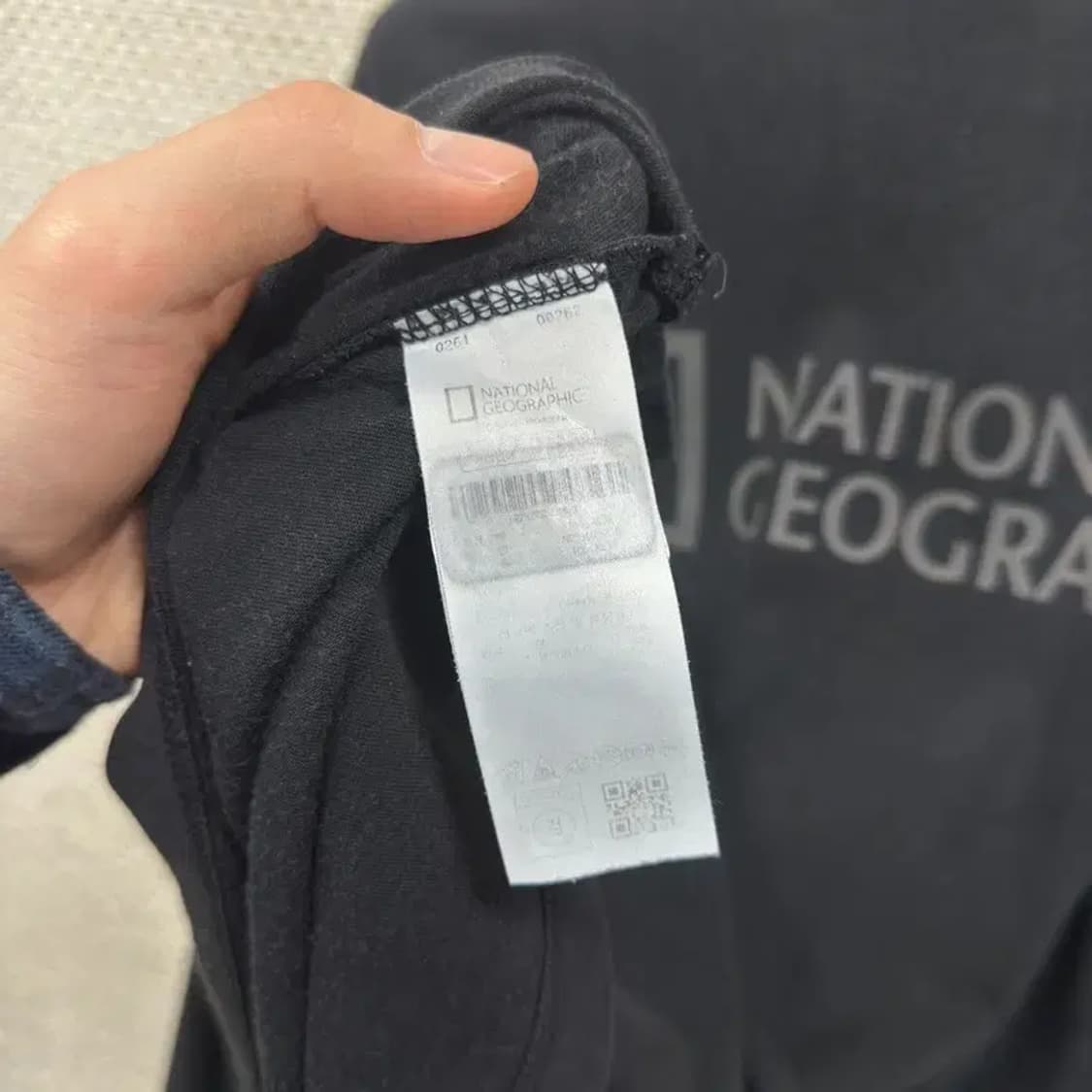 내셔널지오그래픽 아웃도어 프린팅로고 롱슬리브 긴팔티 105 A00569 상품이미지4