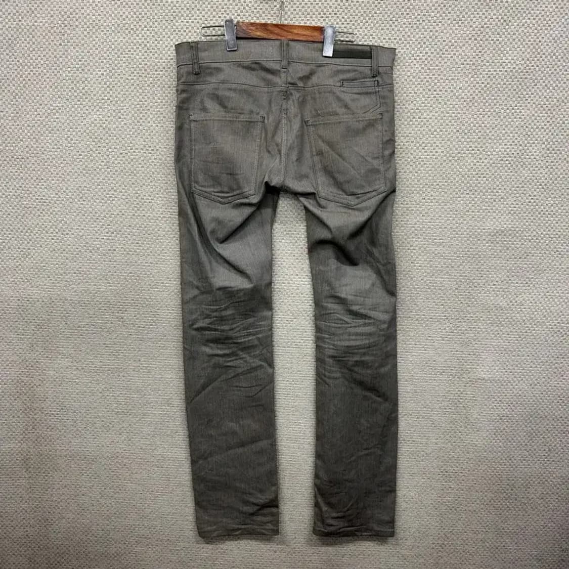 자라 ZARA 일자핏 그레이진 데님 코팅팬츠 32인치 A00595 상품이미지2