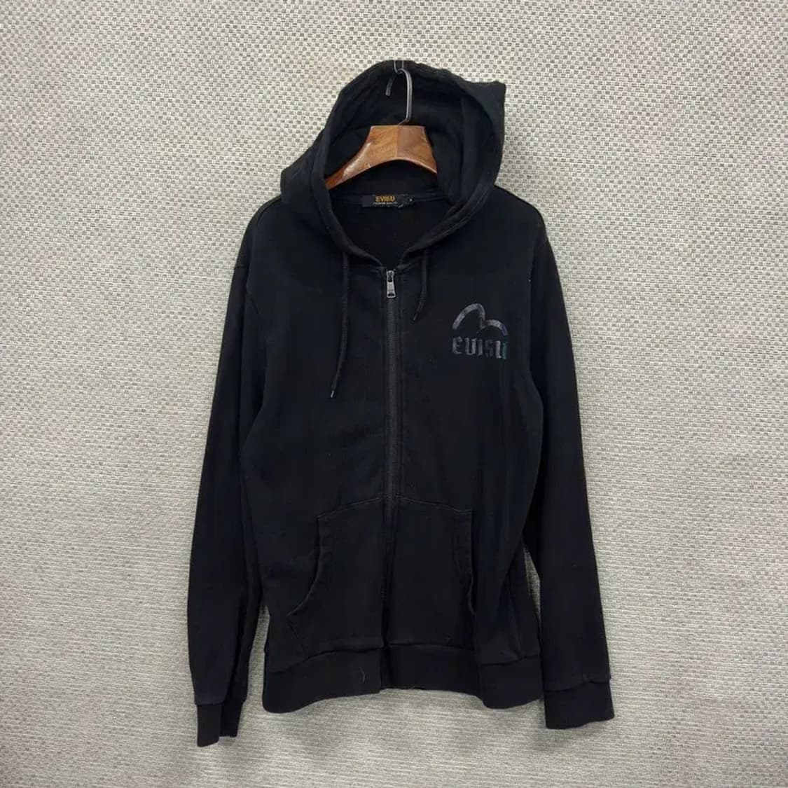 에비수 백프린팅 스컬 스트릿 후드집업 95 A00570 상품이미지2