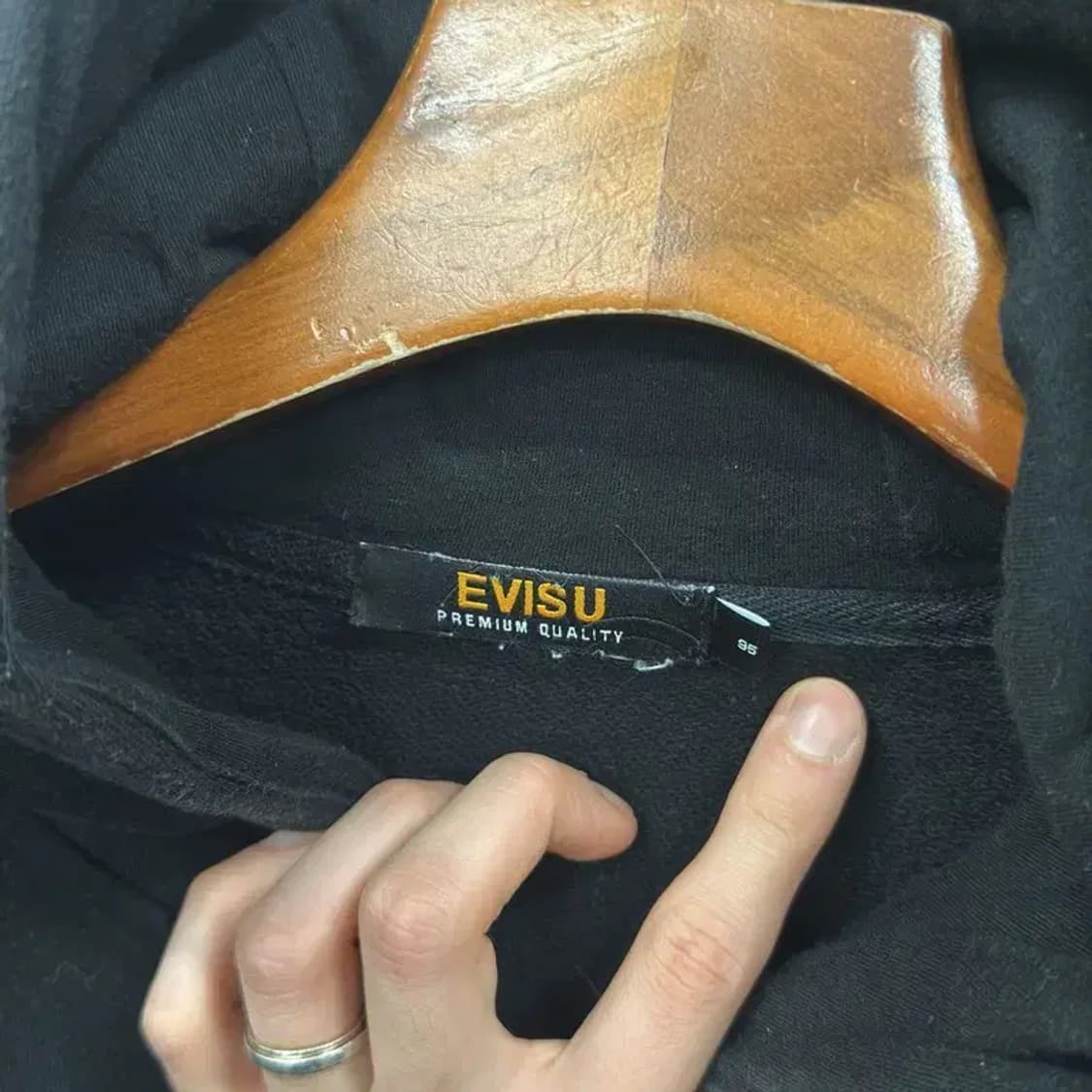 에비수 백프린팅 스컬 스트릿 후드집업 95 A00570 상품이미지3