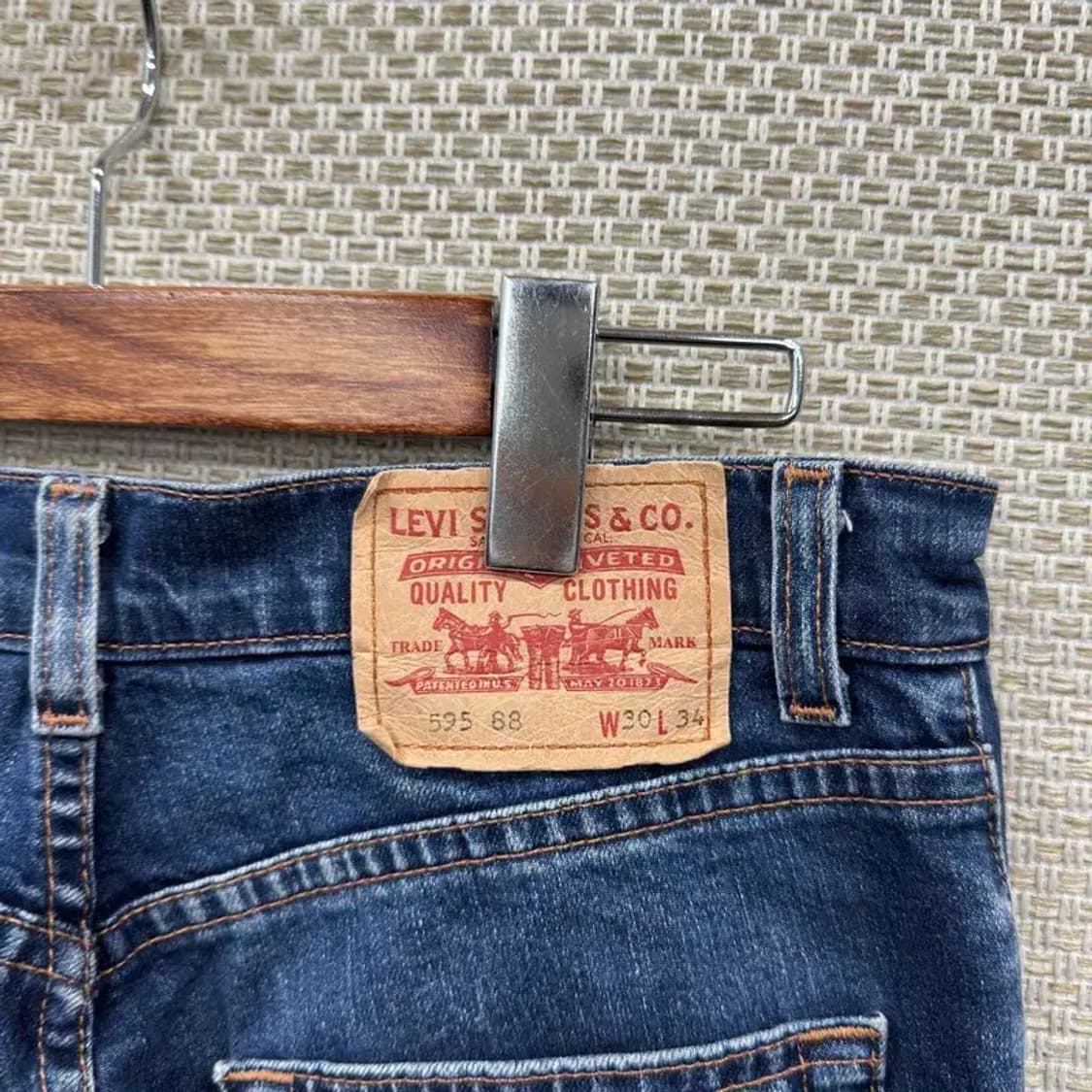 리바이스 595 캐주얼 데님 청바지 30인치 A00593 상품이미지3