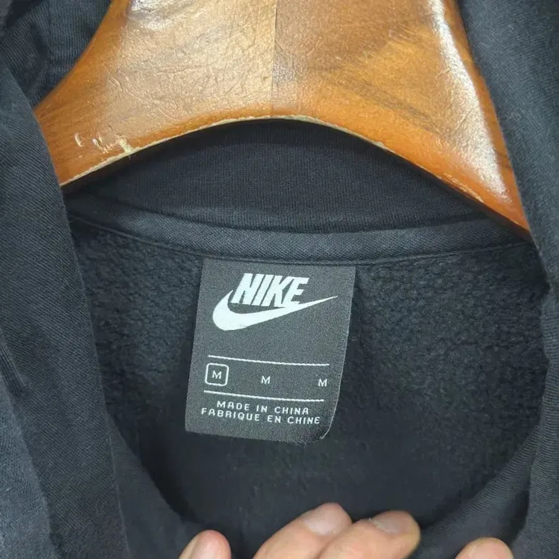 나이키 캐주얼 자수로고 오버핏 약기모 후드집업 105 A00572 상품이미지3