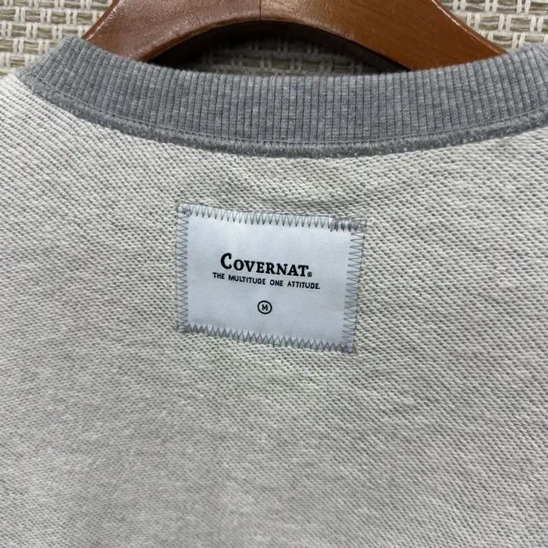 커버낫 리버스 양면 오버핏 스웻셔츠 맨투맨 105 A00578 상품이미지3