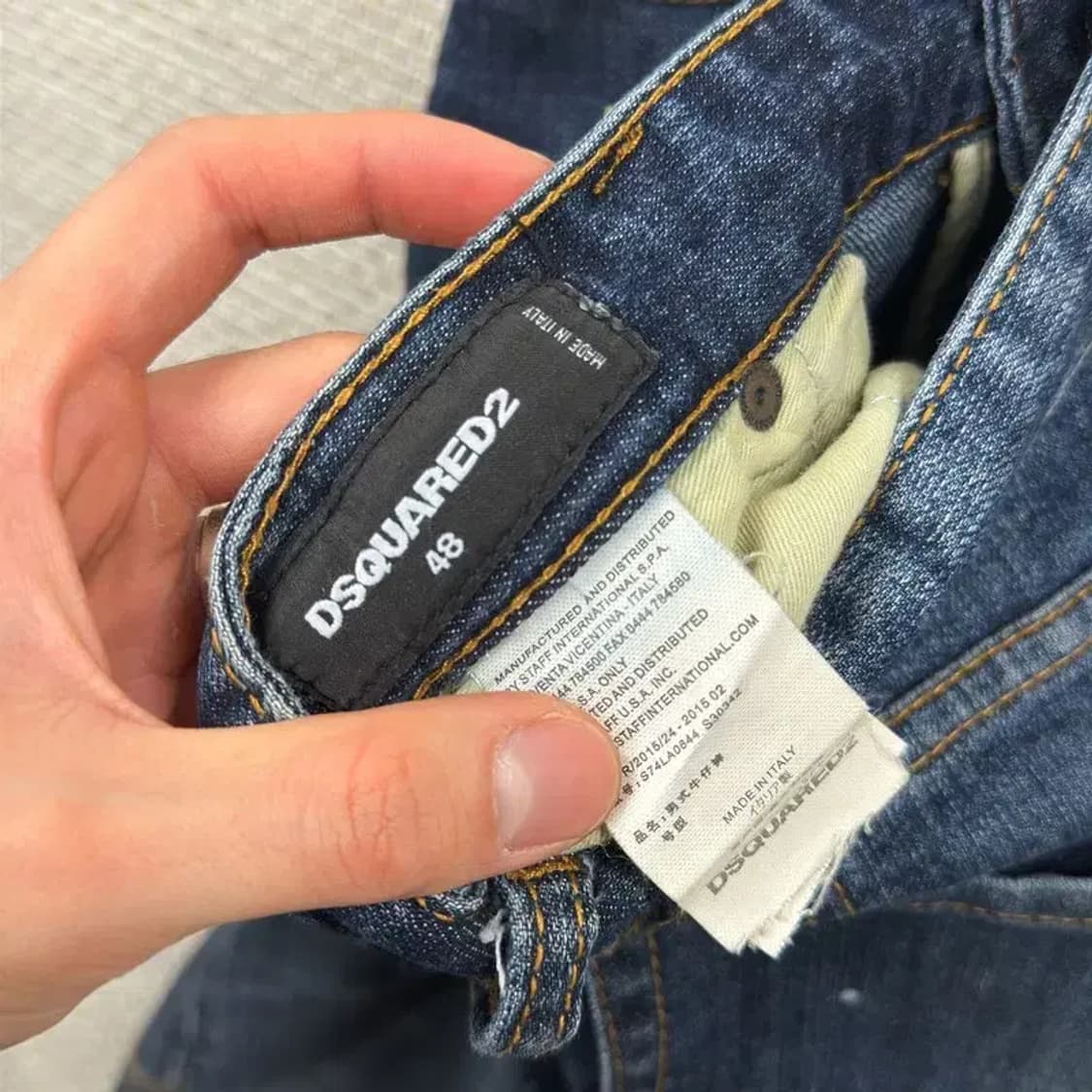 디스퀘어드2 빈티지 데님 청바지 48 A00596 상품이미지4