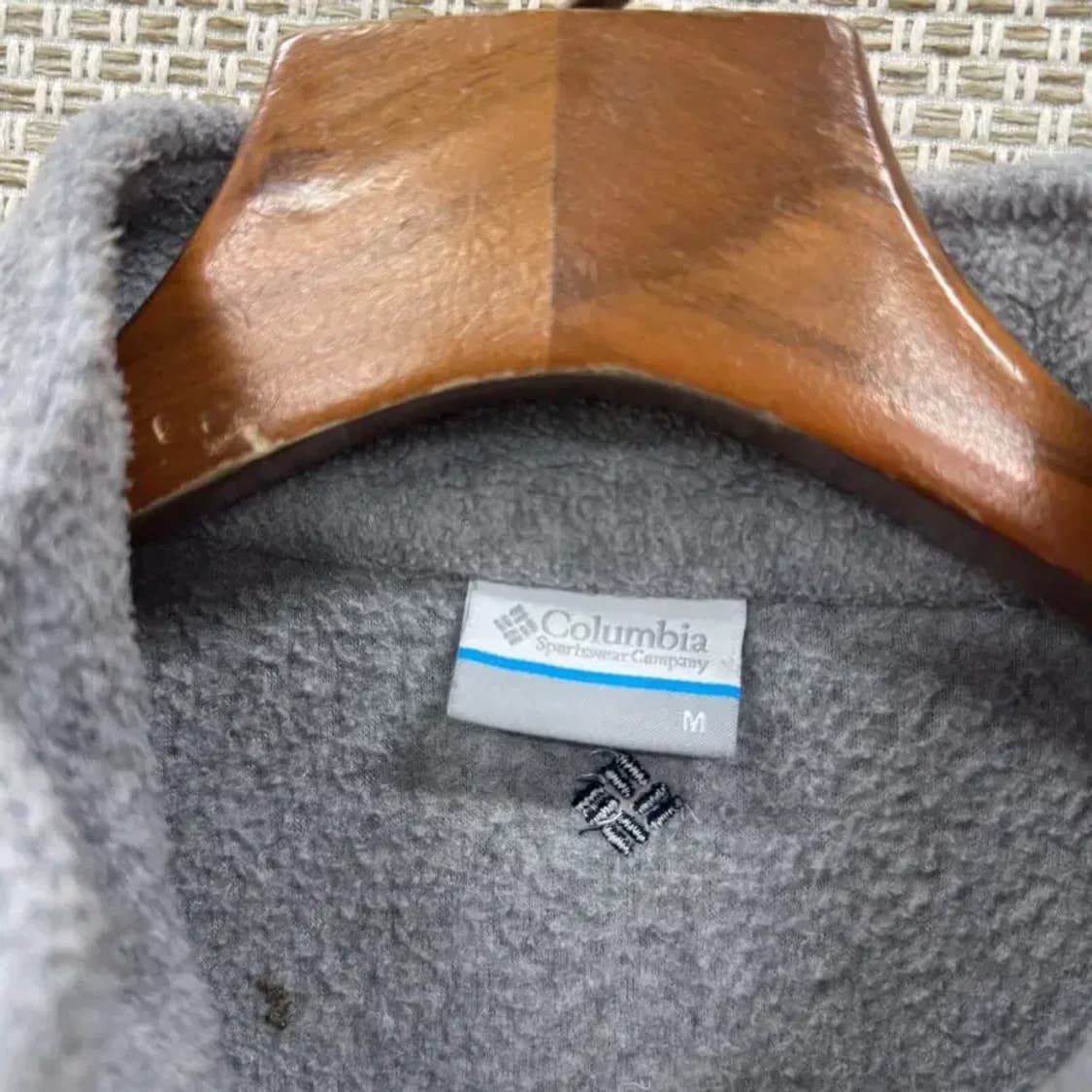 콜럼비아 아웃도어 자수로고 플리스 후리스 집업 95 A00583 상품이미지3