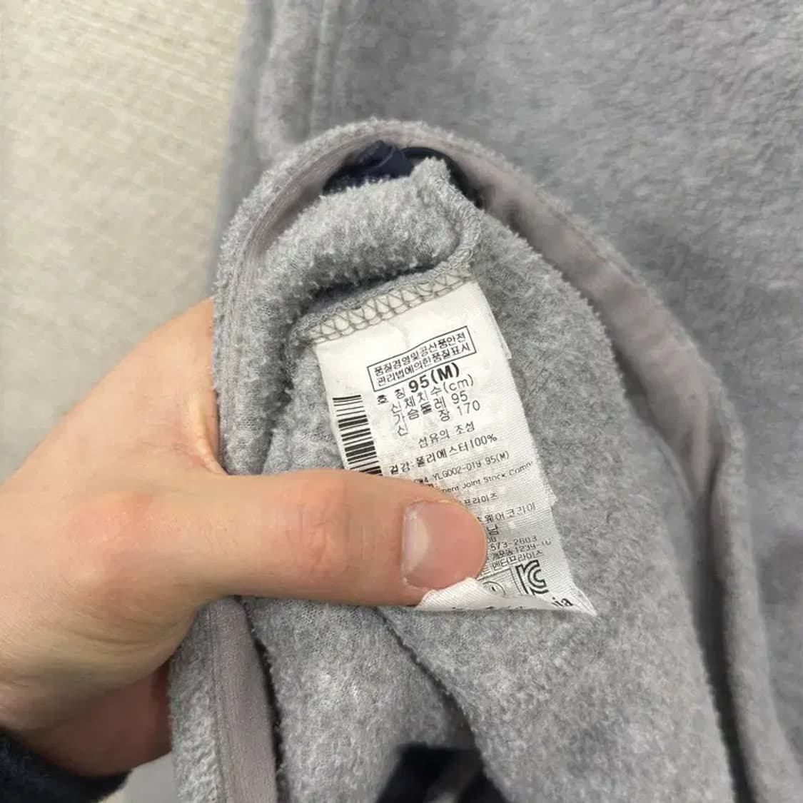 콜럼비아 아웃도어 자수로고 플리스 후리스 집업 95 A00583 상품이미지4