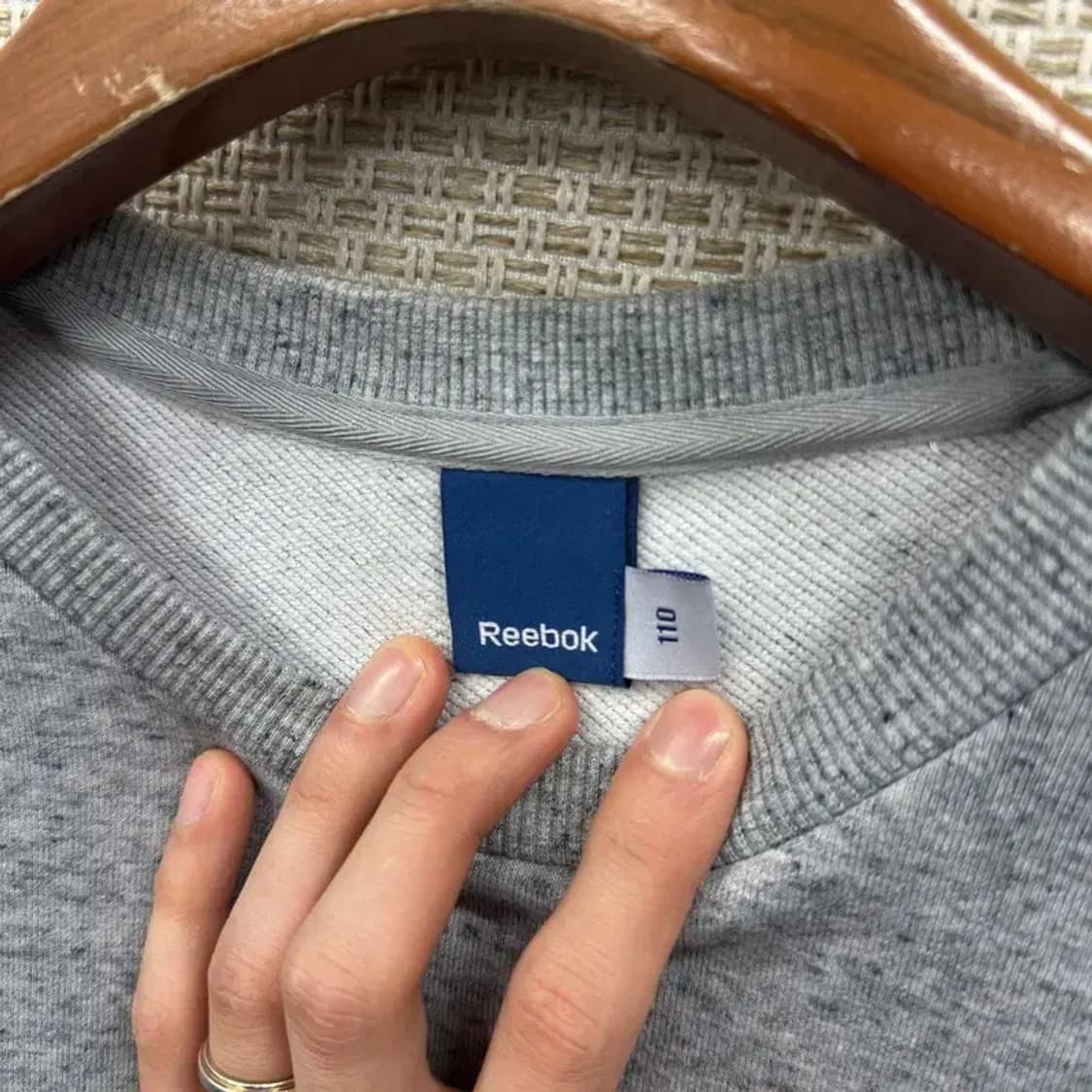 리복 캐주얼 프린팅로고 스웻셔츠 맨투맨 110 A00579 상품이미지3