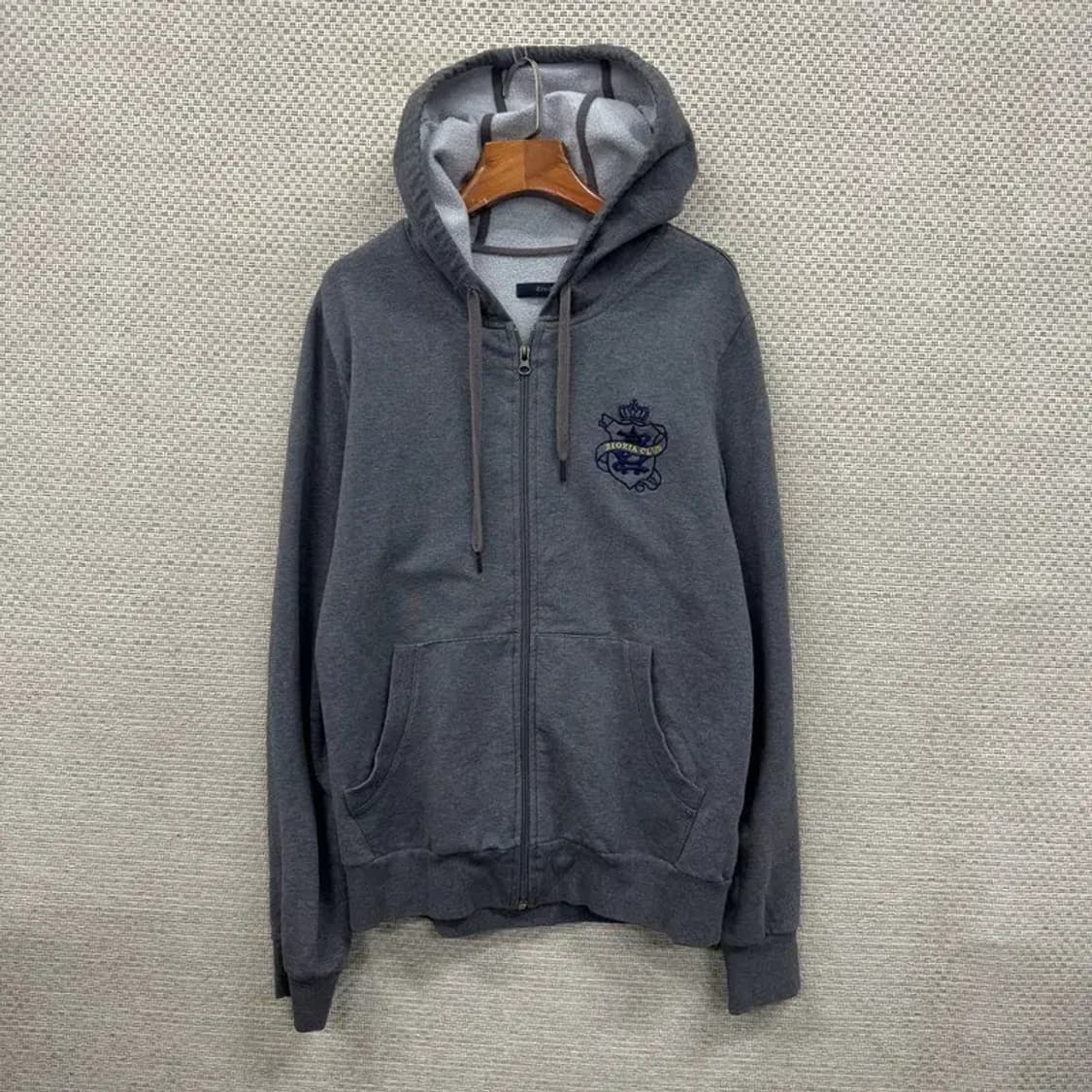 지오지아 캐주얼 자수로고 약기모 후드집업 95 A00589 상품이미지1