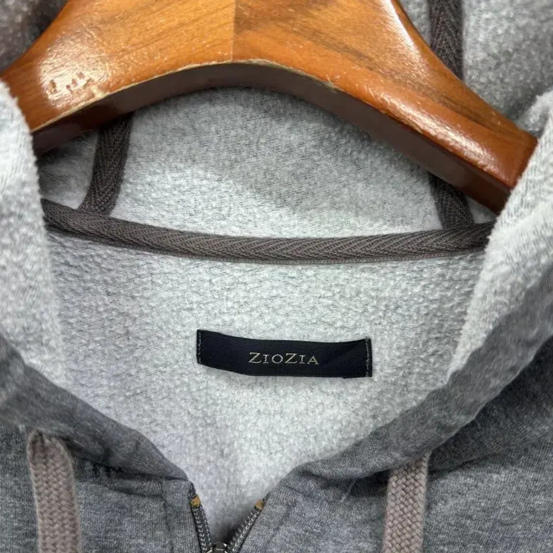 지오지아 캐주얼 자수로고 약기모 후드집업 95 A00589 상품이미지3