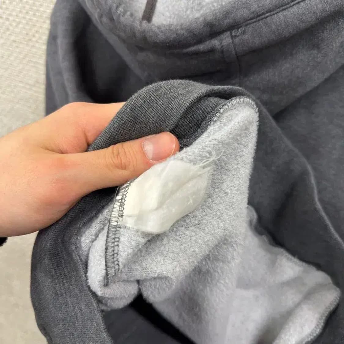 지오지아 캐주얼 자수로고 약기모 후드집업 95 A00589 상품이미지4