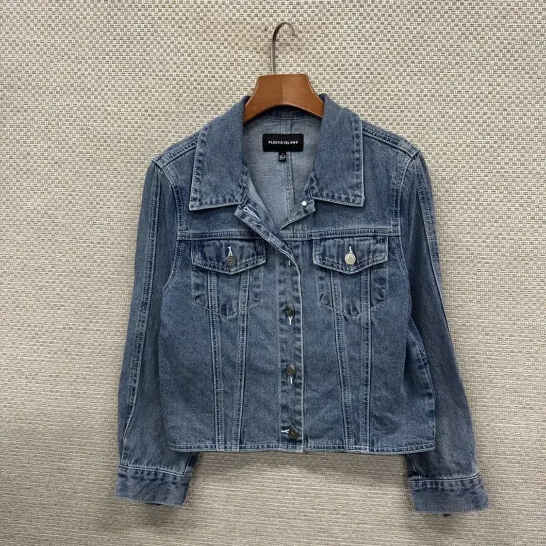 플라스틱아일랜드 캐주얼 투포켓 데님 청자켓 85 A00651 상품이미지1