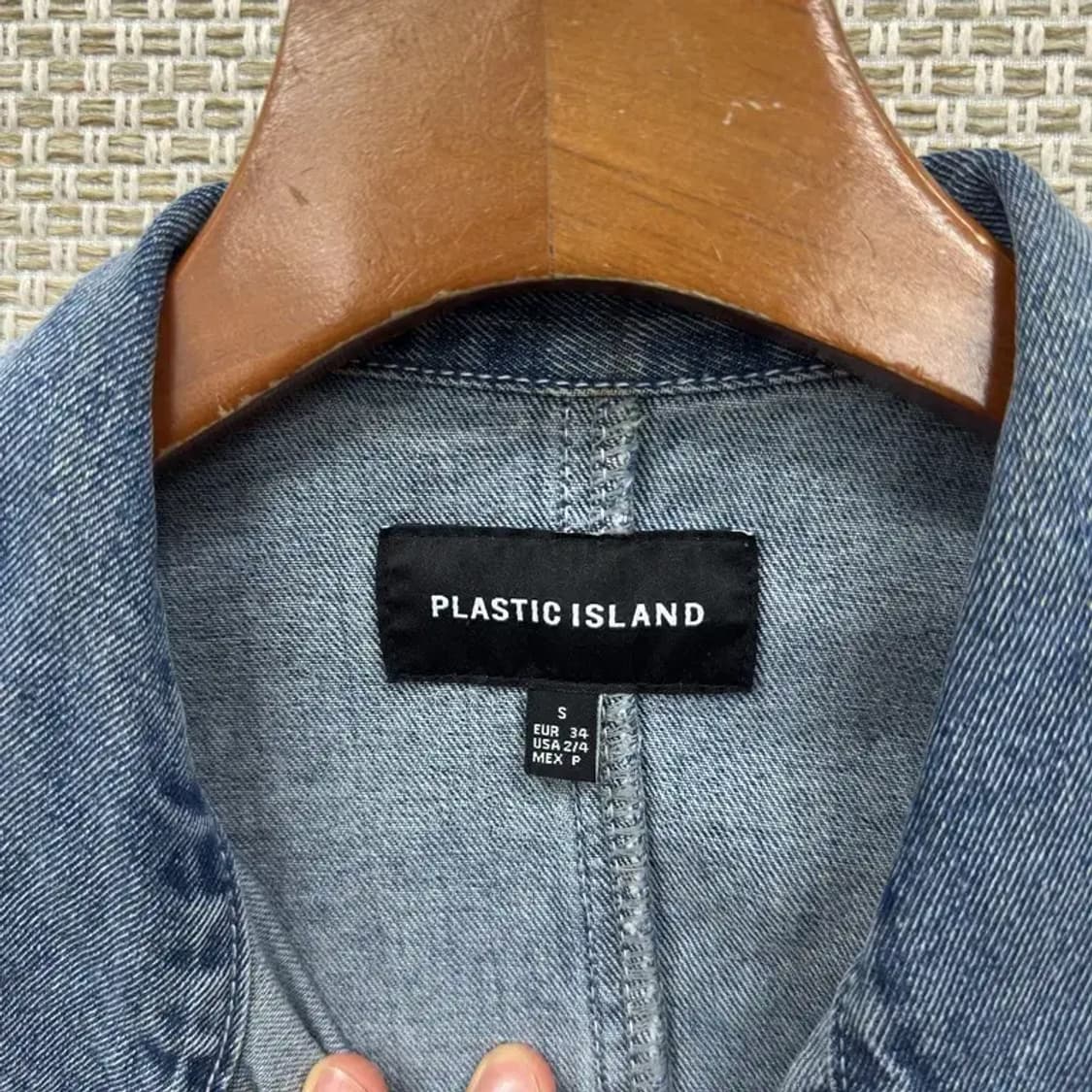 플라스틱아일랜드 캐주얼 투포켓 데님 청자켓 85 A00651 상품이미지3