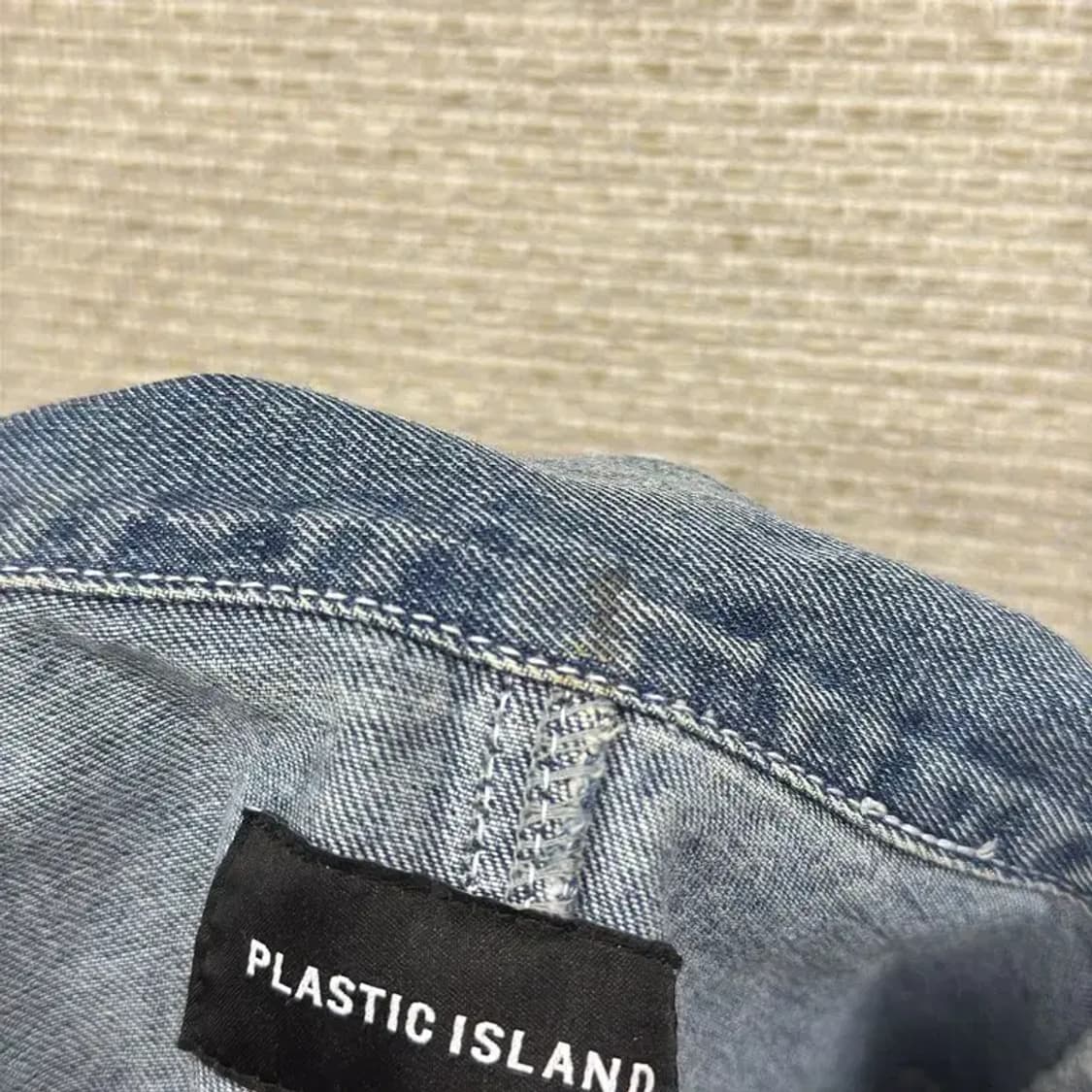 플라스틱아일랜드 캐주얼 투포켓 데님 청자켓 85 A00651 상품이미지5