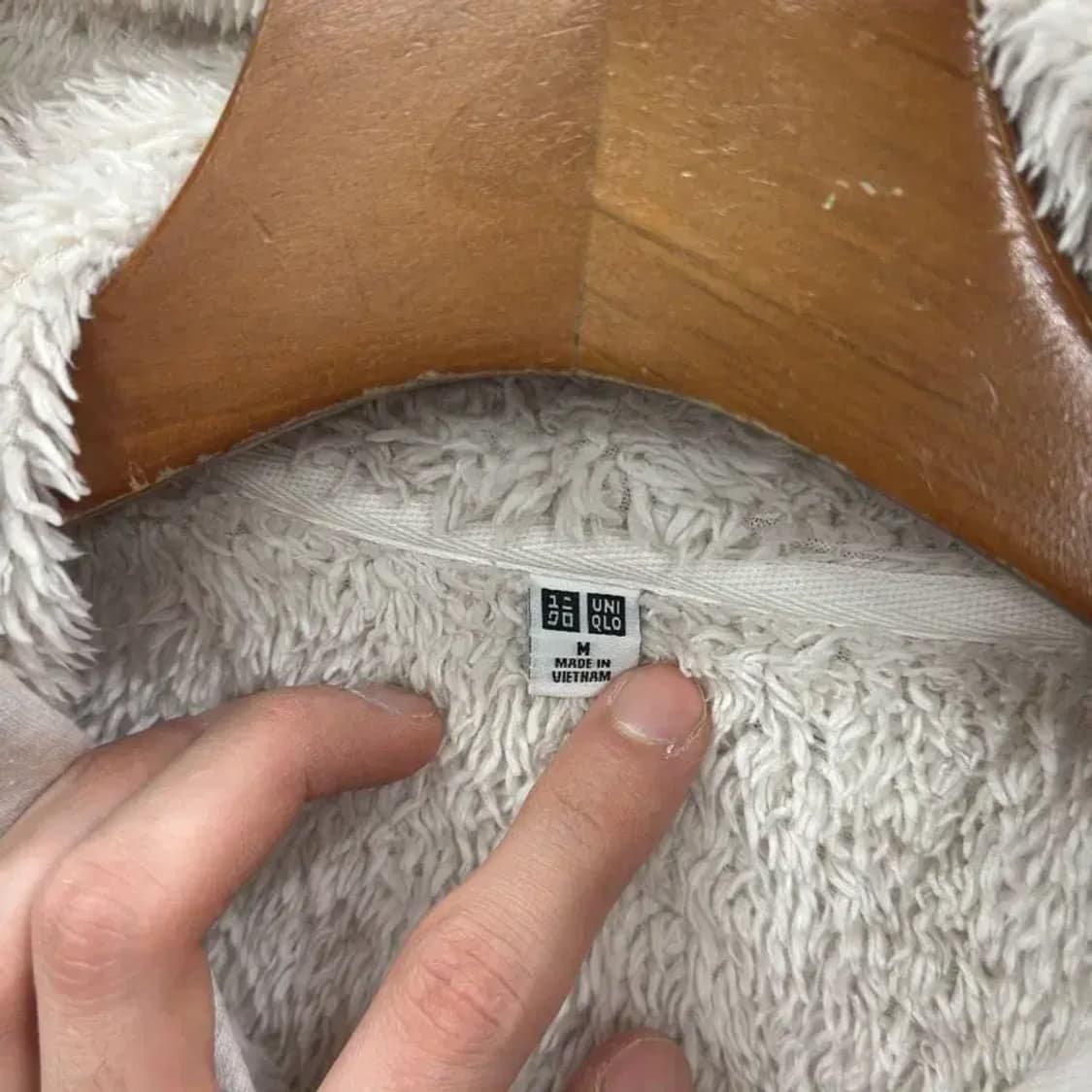 유니클로 캐주얼 여성 양털 후드집업 95 A00666 상품이미지3