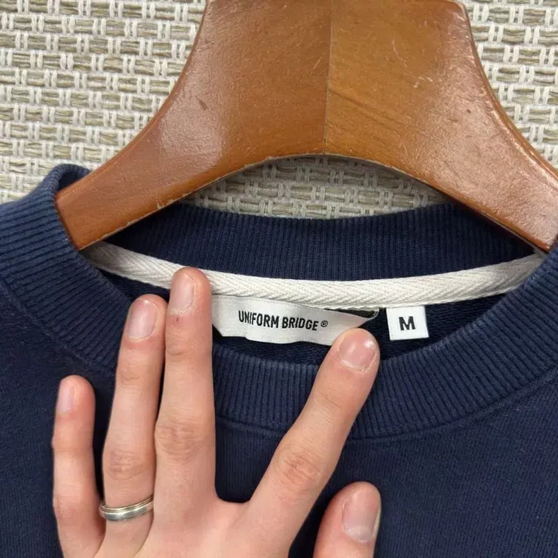 유니폼브릿지 캐주얼 1960 오버핏 스웻셔츠 맨투맨 95 A00647 상품이미지3