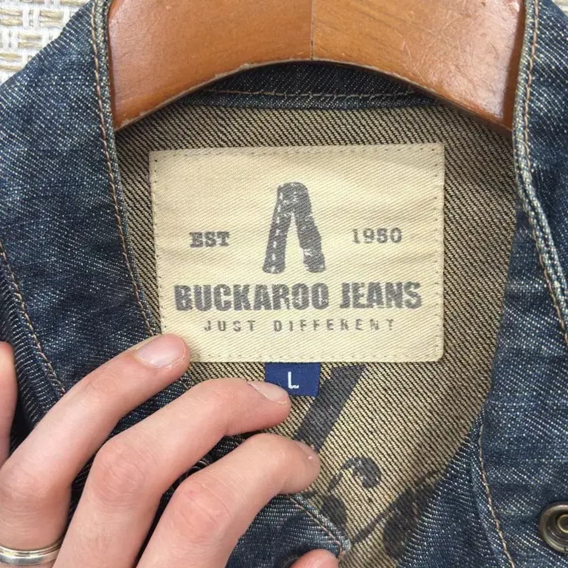 버커루 스트릿 바이커 데님 청자켓 100 A00655 상품이미지3