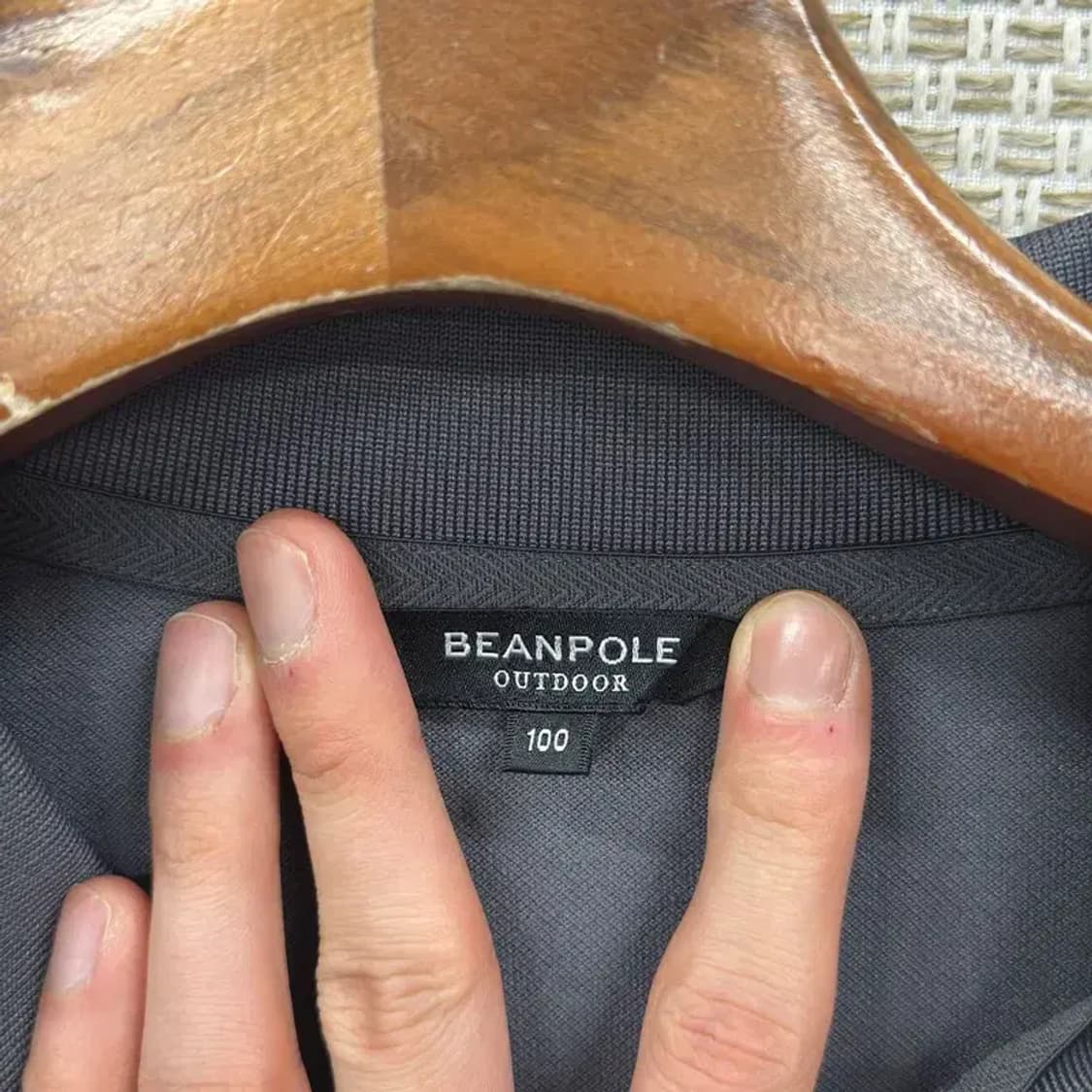 빈폴 아웃도어 자수로고 긴팔카라티 100 A00721 상품이미지3