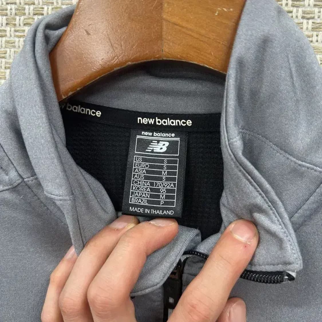 뉴발란스 캐주얼 프린팅로고 트랙탑 져지 집업 95 A00727 상품이미지3