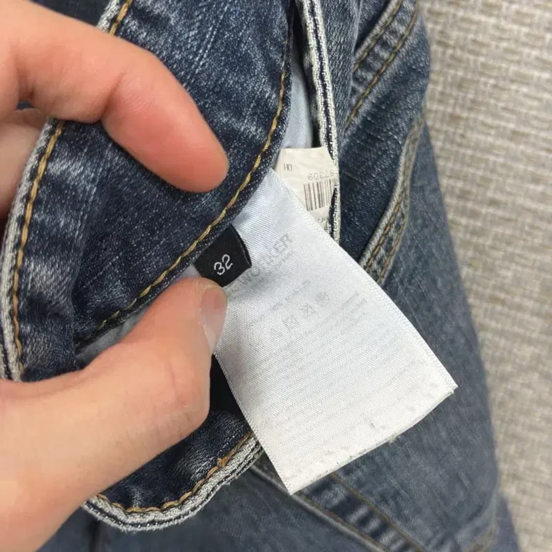 피스워커 캐주얼 데님 청바지 32인치 A00752 상품이미지5