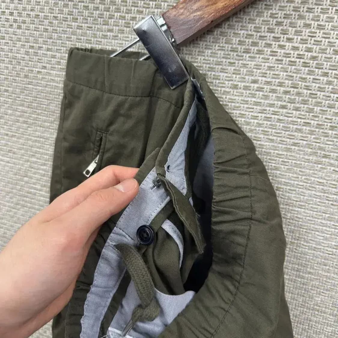 자라 ZARA 조거 밴딩 코튼팬츠 면바지 32인치 A00757 상품이미지3