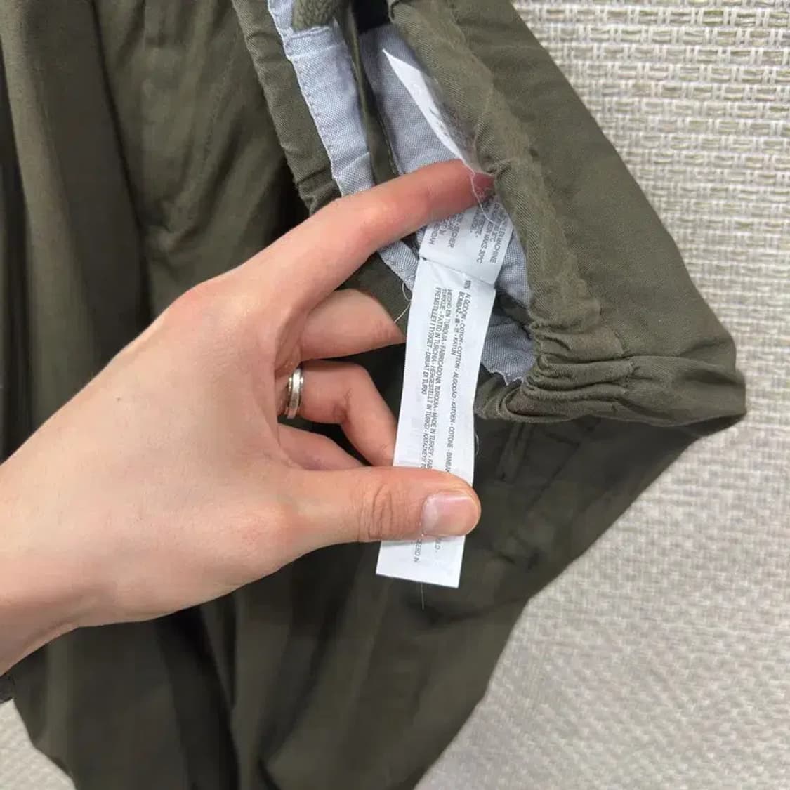 자라 ZARA 조거 밴딩 코튼팬츠 면바지 32인치 A00757 상품이미지5