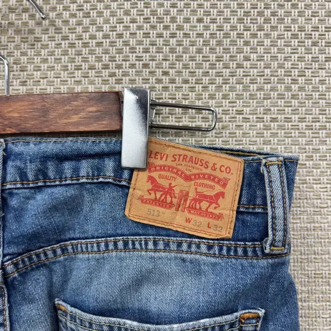 리바이스 513 캐주얼 데님 청바지 32인치 A00758 상품이미지3