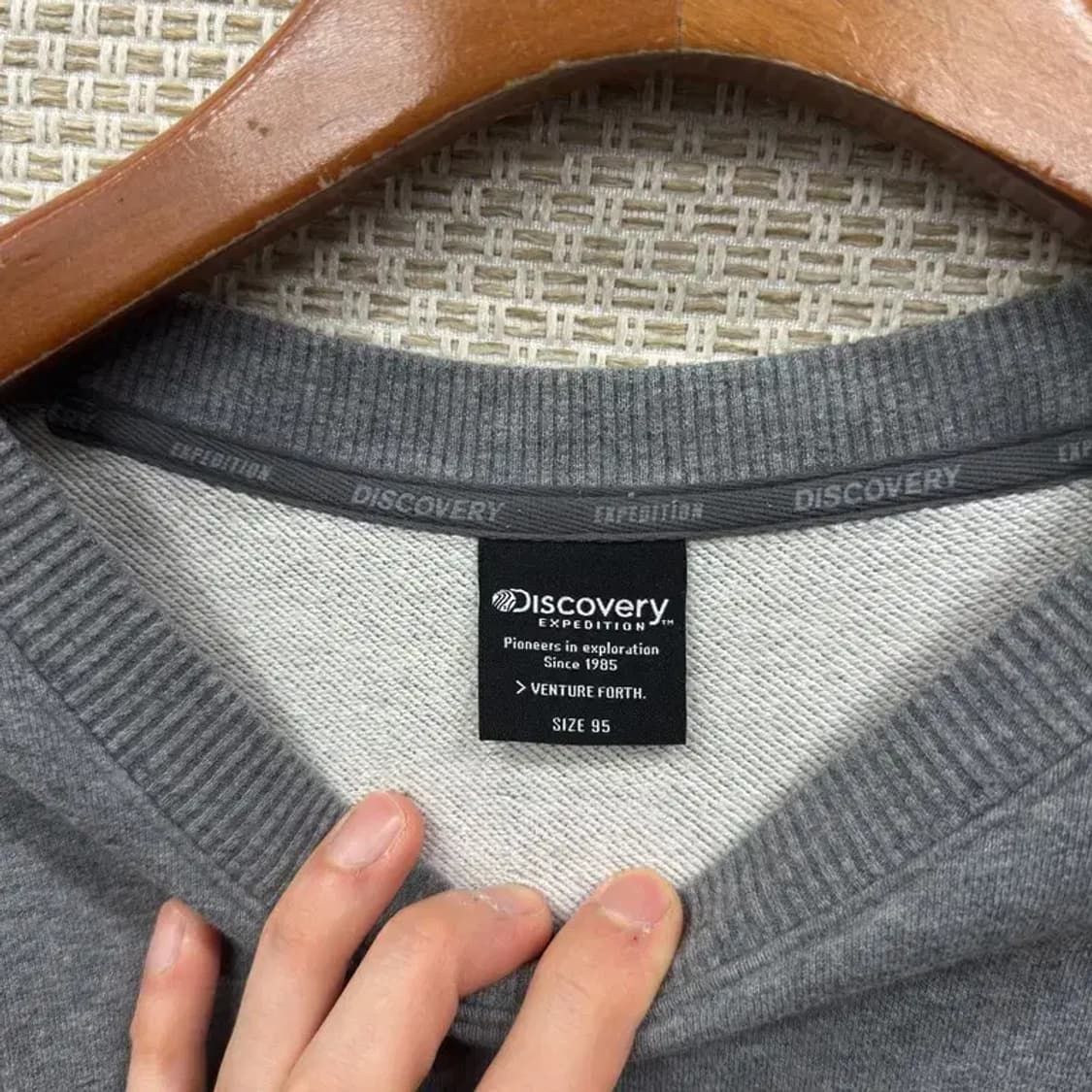 디스커버리 캐주얼 프린팅로고 스웻셔츠 맨투맨 95 A00731 상품이미지3