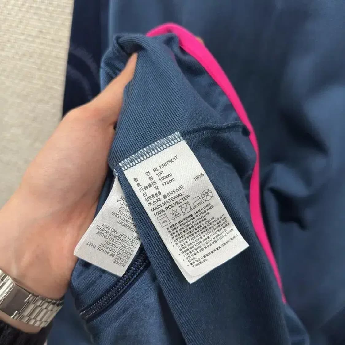 아디다스 프린팅로고 스포티 트랙탑 져지 집업 100 A00749 상품이미지4