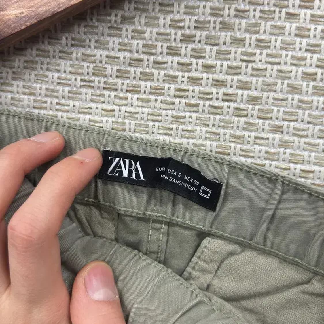 자라 ZARA 조거 카고 밴딩 츄리닝바지 S A00756 상품이미지3