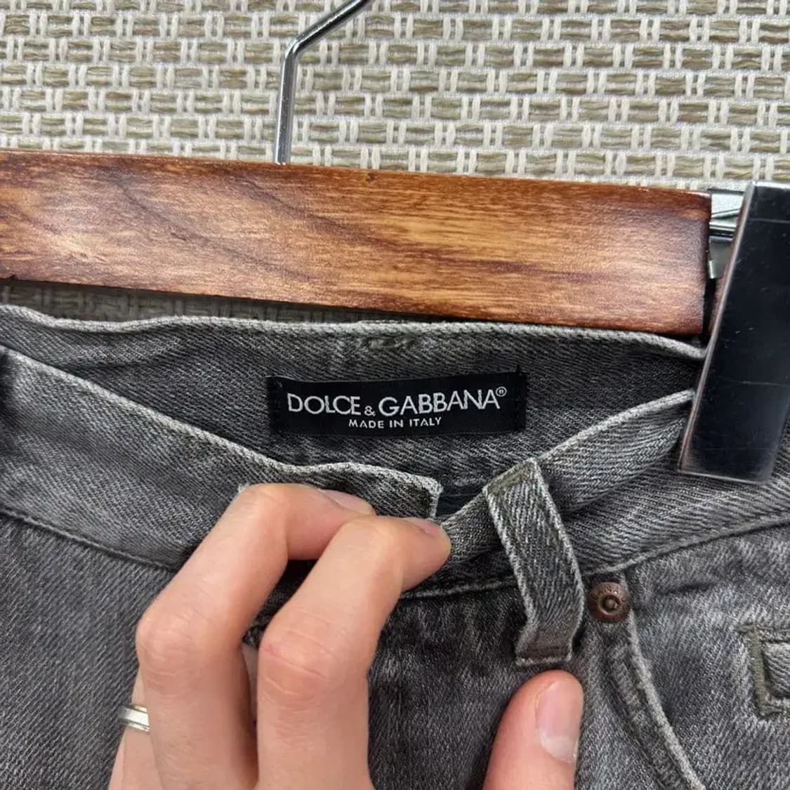 돌체앤가바나 빈티지 그레이진 데님 청바지 44 A00761 상품이미지2