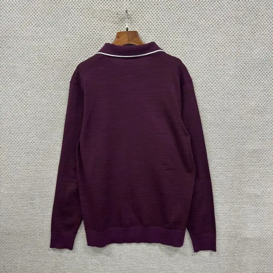 노스페이스 아웃도어 자수로고 긴팔카라티 100 A00736 상품이미지2