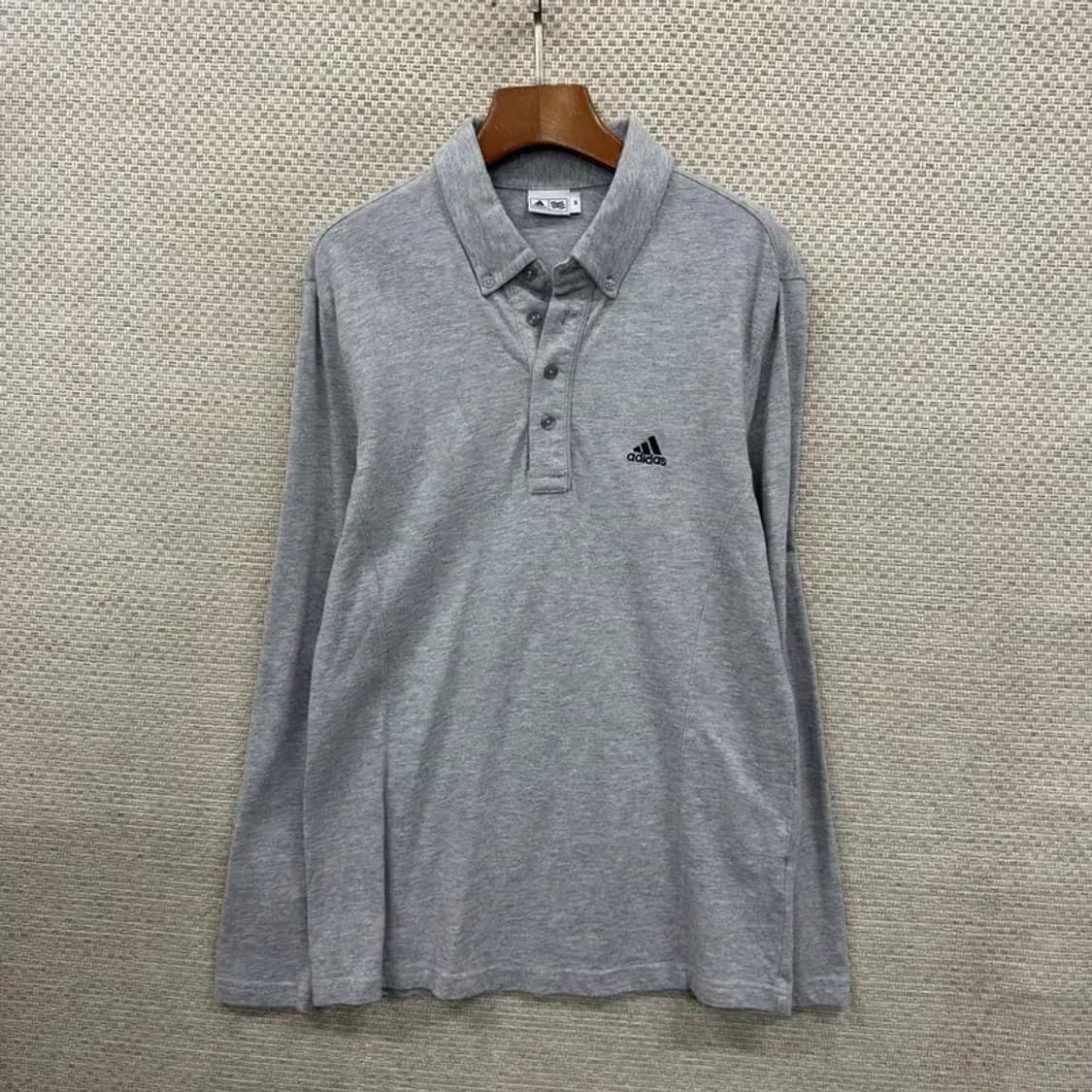 아디다스 골프 캐주얼 자수로고 긴팔카라티 95 A00744 상품이미지1