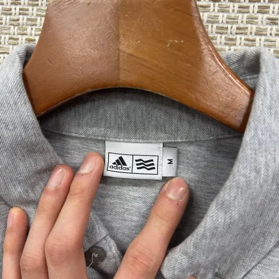 아디다스 골프 캐주얼 자수로고 긴팔카라티 95 A00744 상품이미지3