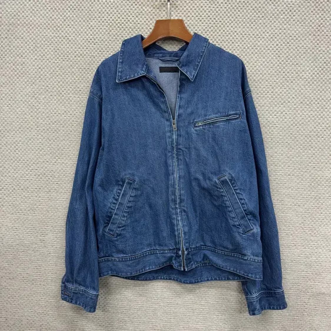 유니클로 캐주얼 데님 청자켓 100 A00743 상품이미지1